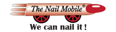 The NAIL Mobile, LLC (Medically trained to do Manicures and Pedicures) Logo